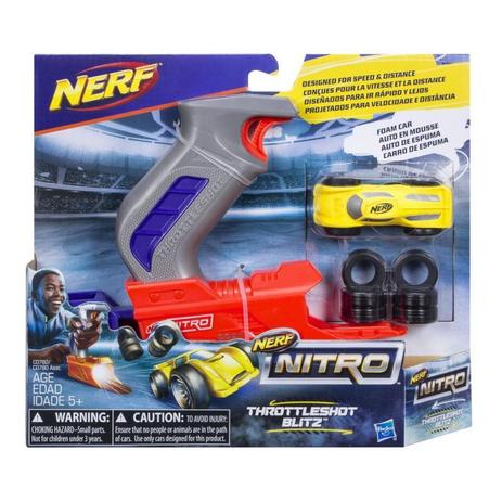 Lançador De Carro Nerf Nitro Throttleshot Amarelo - Hasbro é boa?