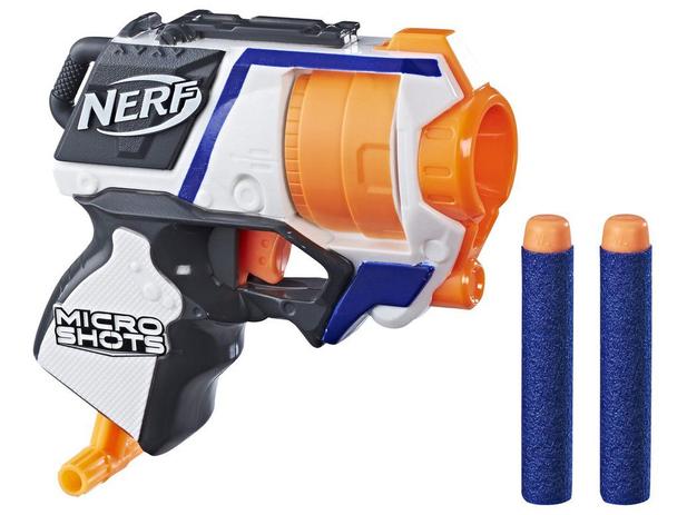 Lançador de Dardos Hasbro Microshots - 3 Peças