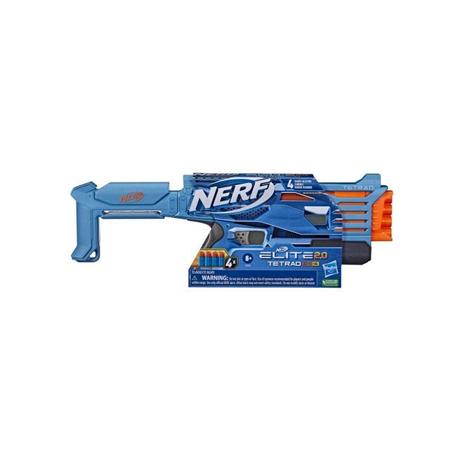 Lançador de Dardos - Nerf - Elite 2.0 - Tetrad QS 4 - Com 4 Dardos - Hasbro Menor preço em Lançador de Dardos - Nerf - Elite 2.0 - Tetrad QS 4 - Com 4 Dardos - Hasbro