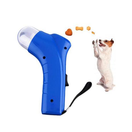 Menor preço em Lançador De Petiscos E Ração Brinquedo Para Cães E Gatos - Azul - Horizonte