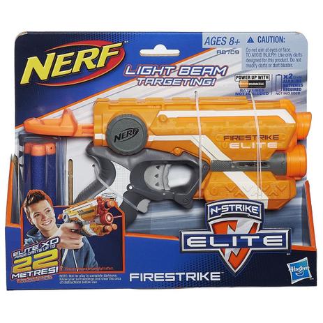 Lançador Nerf N Strike Elite Firestrike - A0709 - Hasbro Menor preço em Lançador Nerf N Strike Elite Firestrike - A0709 - Hasbro