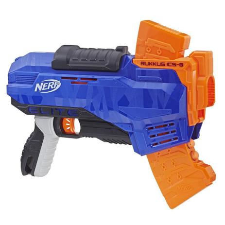 Menor preço em Lançador Nerf N-Strike Elite Rukkus ICS-89 E3058 - Hasbro