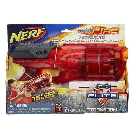 Lançador Nerf N-Strike Elite Sonic Fire Strongarm - Hasbro Menor preço em Lançador Nerf N-Strike Elite Sonic Fire Strongarm - Hasbro