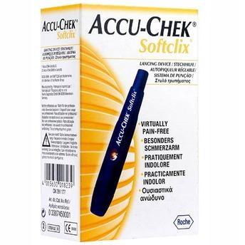 Lancetador Accu-Chek Softclix - Roche Menor preço em Lancetador Accu-Chek Softclix - Roche