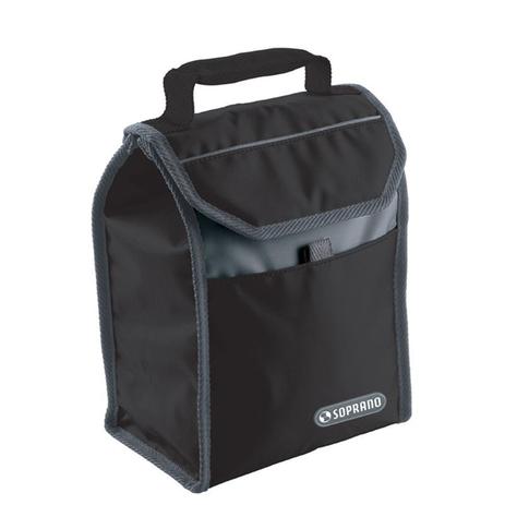 Lancheira Cooler Bolsa Termica 4,2 Litros Preta - Soprano Menor preço em Lancheira Cooler Bolsa Termica 4,2 Litros Preta - Soprano