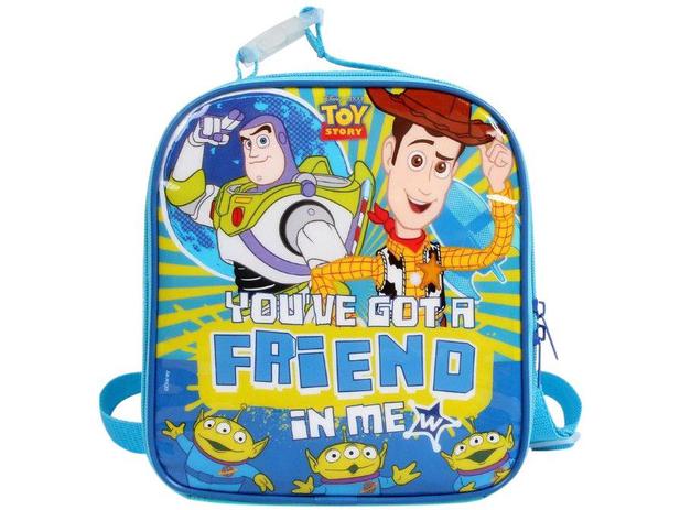 Lancheira Infantil Térmica Escolar - Disney Pixar Toy Story Azul DMW Max Menor preço em Lancheira Infantil Térmica Escolar - Disney Pixar Toy Story Azul DMW Max