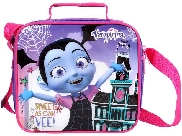 Lancheira Infantil Térmica Escolar Lilás - DMW Plus Vampirina Menor preço em Lancheira Infantil Térmica Escolar Lilás - DMW Plus Vampirina
