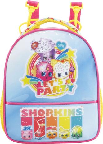 Lancheira Termica com Garrafa Shopkins Raibow PARTY Xeryus Menor preço em Lancheira Termica com Garrafa Shopkins Raibow PARTY Xeryus
