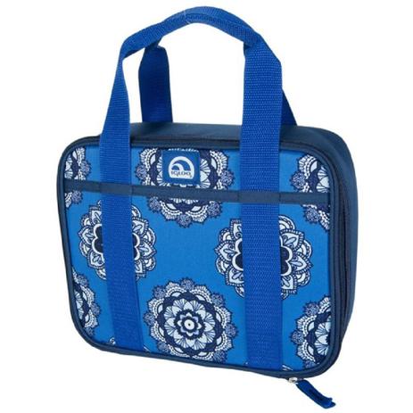 Lancheira Térmica Igloo Quadrada Mandala Azul Menor preço em Lancheira Térmica Igloo Quadrada Mandala Azul