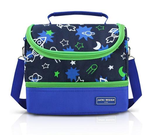 Lancheira Térmica Infantil Dupla Menino Azul Foguete Sapeka - Jacki design Menor preço em Lancheira Térmica Infantil Dupla Menino Azul Foguete Sapeka - Jacki design