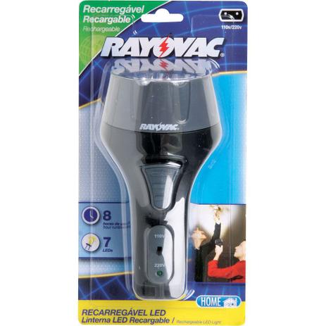 Lanterna 7 Leds Recarregável Rayovac Bivolt - Casa video Menor preço em Lanterna 7 Leds Recarregável Rayovac Bivolt - Casa video