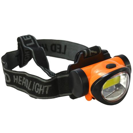 Lanterna de cabeça com 12 Leds Ajustável Laranja CBRN06953 - Commerce brail é boa?