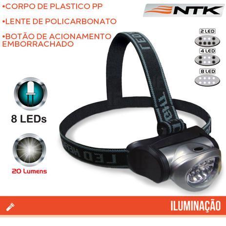 Imagem de Lanterna De Cabeça Turbo C/ Led NTK
