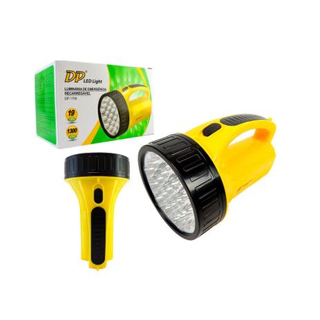 Lanterna de Emergencia Recarregavel 19 LEDS DP-1706 DP-1706 DP Electron - Vitrine é boa?