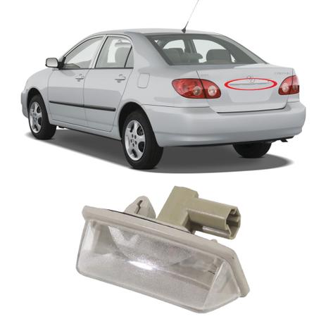 Lanterna de Placa Corolla Fielder 2003 2004 2005 2006 2007 2008 Com Soquete Direito - Ls Menor preço em Lanterna de Placa Corolla Fielder 2003 2004 2005 2006 2007 2008 Com Soquete Direito - Ls