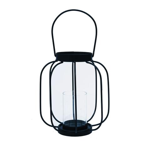 Lanterna Decorativa de Ferro e Vidro Divina Luz 24cm Concepts Life Menor preço em Lanterna Decorativa de Ferro e Vidro Divina Luz 24cm Concepts Life