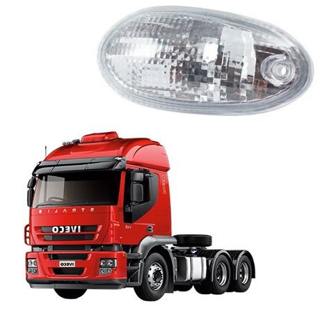 Lanterna Delimitadora Lado Esquerdo Sem Soquete Cristal - Caminhões IVECO - Pradolux Menor preço em Lanterna Delimitadora Lado Esquerdo Sem Soquete Cristal - Caminhões IVECO - Pradolux