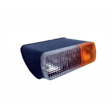 Lanterna dianteira ld 12v amarelo e cristal new holland - Fortluz Menor preço em Lanterna dianteira ld 12v amarelo e cristal new holland - Fortluz