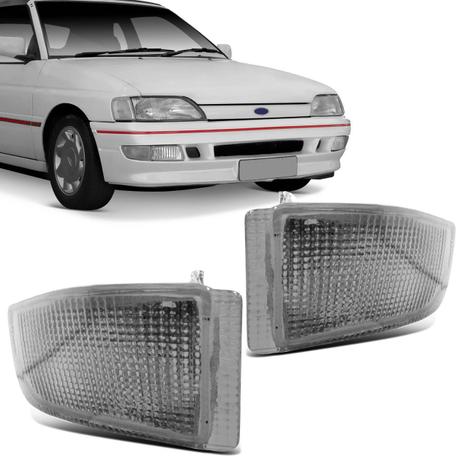 Lanterna Dianteira Pisca Para-choque Seta Escort XR3 1993 1994 1995 1996 Fumê - Acrilux Menor preço em Lanterna Dianteira Pisca Para-choque Seta Escort XR3 1993 1994 1995 1996 Fumê - Acrilux