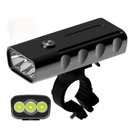 Lanterna Farol Bike 2400 Lúmens Com Power Bank De 5200mah JWS WS-8228 Menor preço em Lanterna Farol Bike 2400 Lúmens Com Power Bank De 5200mah JWS WS-8228