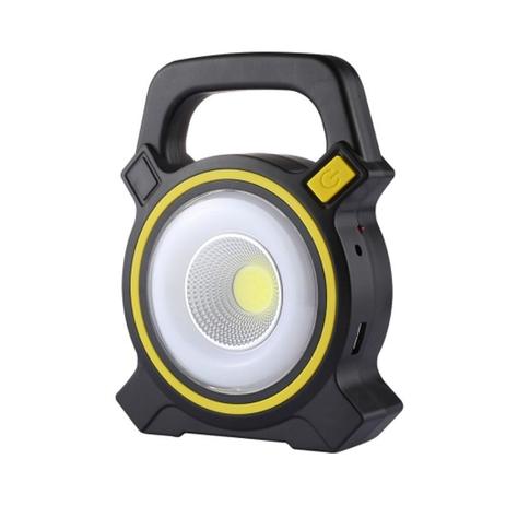 Lanterna Holofote Emergência Carregamento USB Solar Luz LED PowerBank - Thata esportes Menor preço em Lanterna Holofote Emergência Carregamento USB Solar Luz LED PowerBank - Thata esportes