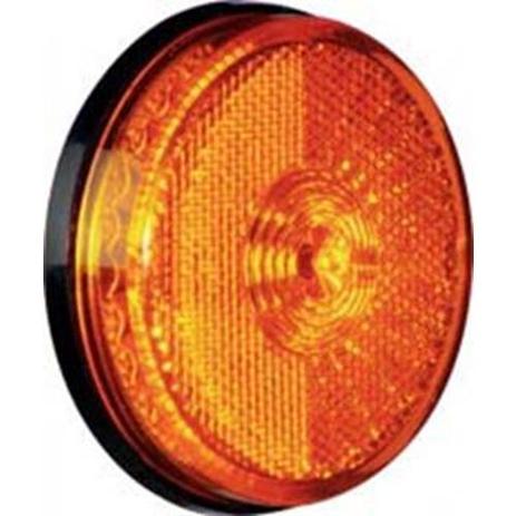 Lanterna lateral amarelo 24v led com leds, saída : fios, acrílico, implemento - Sinalsul Menor preço em Lanterna lateral amarelo 24v led com leds, saída : fios, acrílico, implemento - Sinalsul
