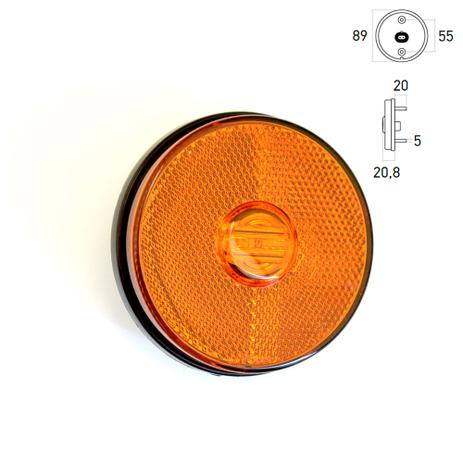 LANTERNA LATERAL AMARELO BIVOLT LED CONECTOR 2 VIAS SELADO FIXAÇÃO TRASEIRA ABS PMMA Fornec - Sinalsul Menor preço em LANTERNA LATERAL AMARELO BIVOLT LED CONECTOR 2 VIAS SELADO FIXAÇÃO TRASEIRA ABS PMMA Fornec - Sinalsul