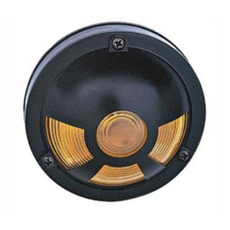 Lanterna lateral amarelo universal para estribo lente gf007 Menor preço em Lanterna lateral amarelo universal para estribo lente gf007