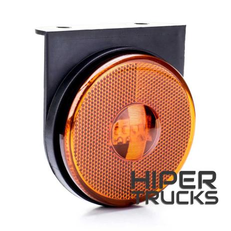 Lanterna Lateral Bivolt Cor Ambar 3 Leds (12 unidades) - Hiper trucks Menor preço em Lanterna Lateral Bivolt Cor Ambar 3 Leds (12 unidades) - Hiper trucks