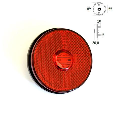 LANTERNA LATERAL VERMELHO BIVOLT LED CONECTOR 2 VIAS SELADO FIXAÇÃO TRASEIRA ABS PMMA Forne - Sinalsul Menor preço em LANTERNA LATERAL VERMELHO BIVOLT LED CONECTOR 2 VIAS SELADO FIXAÇÃO TRASEIRA ABS PMMA Forne - Sinalsul