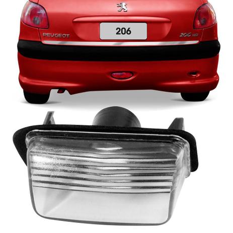 Lanterna Luz de Placa Peugeot 206 307 405 Citroen C3 C4 Todos DP7381 - D paula Menor preço em Lanterna Luz de Placa Peugeot 206 307 405 Citroen C3 C4 Todos DP7381 - D paula