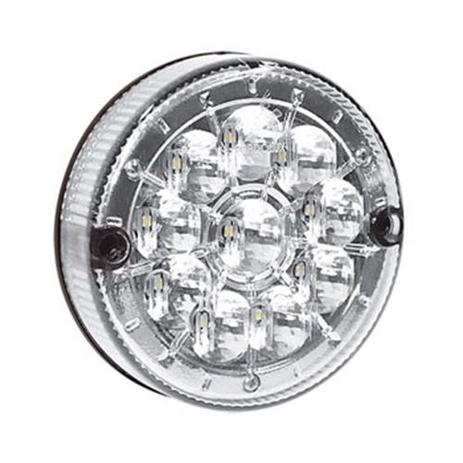 Lanterna luz de ré cristal 10 LED 24V 110mm 1 polo tipo Librelato Acrílico - Pradolux Menor preço em Lanterna luz de ré cristal 10 LED 24V 110mm 1 polo tipo Librelato Acrílico - Pradolux