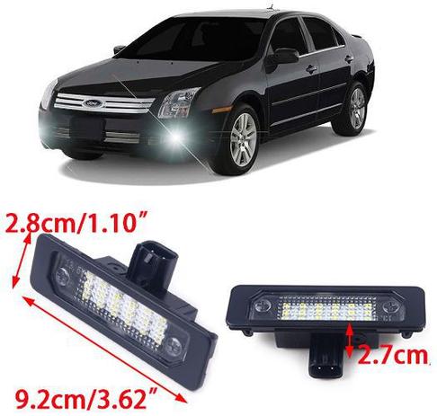 Lanterna Placa Led Ford Fusion Focus Super Branco - Airtex Menor preço em Lanterna Placa Led Ford Fusion Focus Super Branco - Airtex
