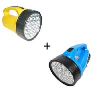 Lanterna Recarregável 19 leds + Lanterna Holofote Dp Led-742a 30 Leds Menor preço em Lanterna Recarregável 19 leds + Lanterna Holofote Dp Led-742a 30 Leds