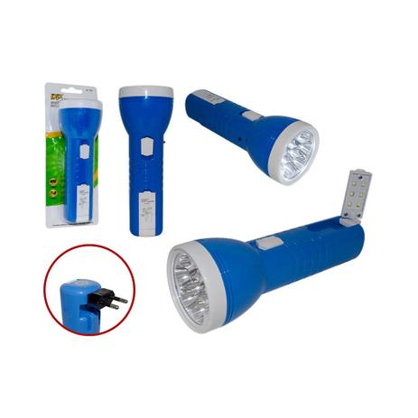 Lanterna Recarregavel de LED Dupla Utilidade 7 LEDS Funcao Lanterna e Lampada de Mesa DP-1921 DP-192 - Vitrine Menor preço em Lanterna Recarregavel de LED Dupla Utilidade 7 LEDS Funcao Lanterna e Lampada de Mesa DP-1921 DP-192 - Vitrine