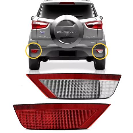 Lanterna Refletor Parachoque Ecosport 2013 2014 2015 2016 Sem Luz de Ré Esquerdo - Fitan Menor preço em Lanterna Refletor Parachoque Ecosport 2013 2014 2015 2016 Sem Luz de Ré Esquerdo - Fitan
