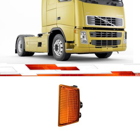 LANTERNA SETA DIANTEIRA VOLVO FH 2004 EM DIANTE LD AMARELO Nº Original: 20826213 - Rn lanternas Menor preço em LANTERNA SETA DIANTEIRA VOLVO FH 2004 EM DIANTE LD AMARELO Nº Original: 20826213 - Rn lanternas