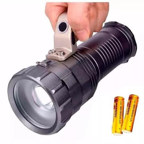 Lanterna Tática Holofote De Mão Led T6 Potente Com Regulagem De Foco 1818 - Andy Menor preço em Lanterna Tática Holofote De Mão Led T6 Potente Com Regulagem De Foco 1818 - Andy