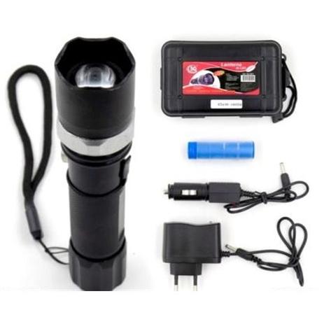 Lanterna tatica led cree police q5 28000w militar com carregador de casa e carro com estojo - Gimp é boa?