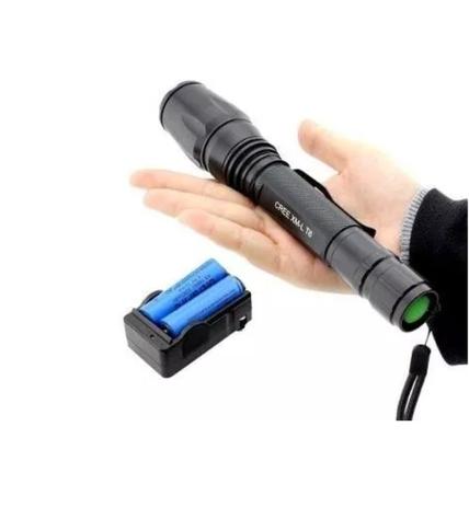 Lanterna Tática Led T6 Police 2 Baterias Swat Cree - Mundo do militar Menor preço em Lanterna Tática Led T6 Police 2 Baterias Swat Cree - Mundo do militar