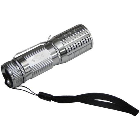 Lanterna Tática Policial Led Cree Pilhas 10cm DS-1716 Prata - Wmt Menor preço em Lanterna Tática Policial Led Cree Pilhas 10cm DS-1716 Prata - Wmt