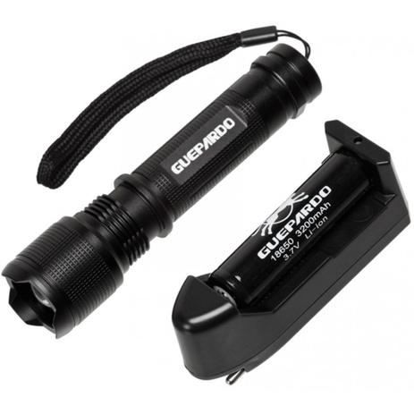 Lanterna Tática Recarregável Bivolt 140 Lúmens com Ajuste de Foco Attack - Guepardo LA0700 Menor preço em Lanterna Tática Recarregável Bivolt 140 Lúmens com Ajuste de Foco Attack - Guepardo LA0700