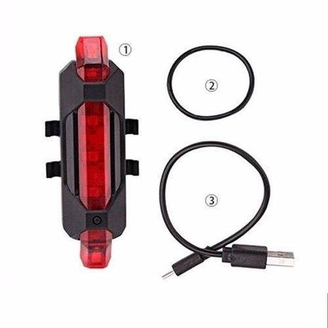 Lanterna Traseira Bicicleta Vermelha Pisca Usb Recarregável - Jws Menor preço em Lanterna Traseira Bicicleta Vermelha Pisca Usb Recarregável - Jws