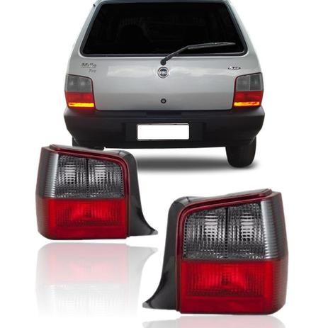 Lanterna Traseira Bicolor Fume Fiat Uno 2005 em Diante Esquerdo - Cofran Menor preço em Lanterna Traseira Bicolor Fume Fiat Uno 2005 em Diante Esquerdo - Cofran