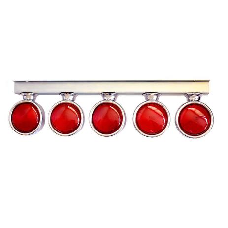 LANTERNA TRASEIRA CONJUNTO ECOLINE 5 LANTERNAS VERMELHO PARACHOQUE SUPORTE CROMADO Forne - Pradolux Menor preço em LANTERNA TRASEIRA CONJUNTO ECOLINE 5 LANTERNAS VERMELHO PARACHOQUE SUPORTE CROMADO Forne - Pradolux