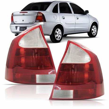 Lanterna Traseira Corsa Sedan 2003 2004 2005 2006 2007 Ré Cristal - Sp acessórios Menor preço em Lanterna Traseira Corsa Sedan 2003 2004 2005 2006 2007 Ré Cristal - Sp acessórios