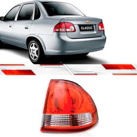 Lanterna Traseira Gm Corsa Sedan 2002 Até 2012 Bicolor Com S