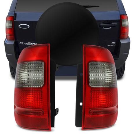 Lanterna Traseira Ecosport 2003 2004 2005 2006 2007 Bicolor Fumê - Prime Menor preço em Lanterna Traseira Ecosport 2003 2004 2005 2006 2007 Bicolor Fumê - Prime