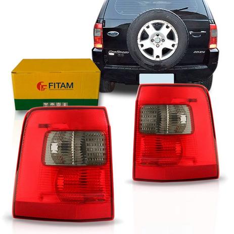 Lanterna Traseira Ecosport Fumê 2003 A 2006 - Fitam Menor preço em Lanterna Traseira Ecosport Fumê 2003 A 2006 - Fitam