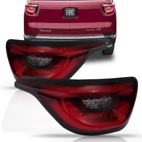 Lanterna Traseira Fiat Toro 2016 2017 2018 Com Led - Sp acessórios Menor preço em Lanterna Traseira Fiat Toro 2016 2017 2018 Com Led - Sp acessórios